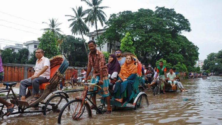 Überschwemmung in Dhaka am 22. September