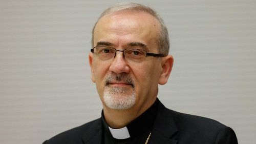 Le futur cardinal Pierbattista Pizzaballa, patriarche latin de Jérusalem. 