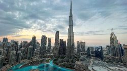 Pohľad na centrum mesta Dubaj