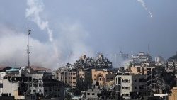 Aftermath of Israeli strike in Gaza City