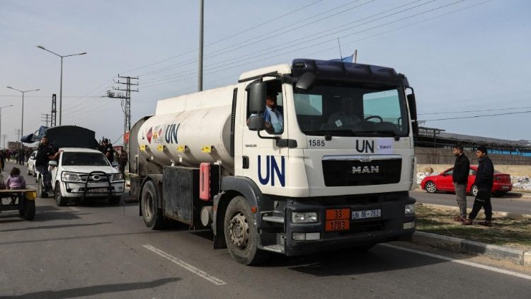 Des camions humanitaires de l'ONu ont pu pénétrer dans la bande de Gaza le 25 novembre. 