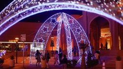 Dekoracje świąteczne w Bahrajnie