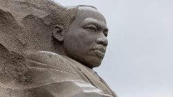 Sculpture du mémorial Martin Luther King à Washington. 
