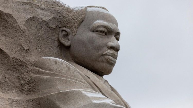 Sculpture du mémorial Martin Luther King à Washington. 