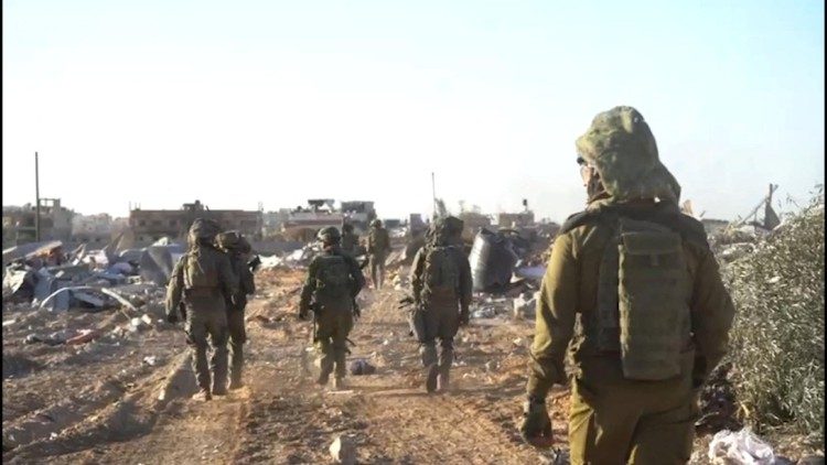 Soldados israelenses em operação na Faixa de Gaza
