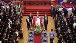 Pogreb nekdanjega čilskega predsednika