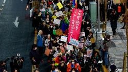 टोकियो में अन्तरराष्ट्रीय महिला दिवस पर प्रदर्शन, 08.03.2024 