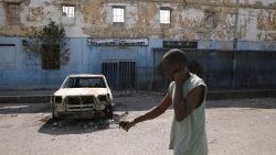 Incêndio na Penitenciária Nacional do Haiti, em Porto Príncipe