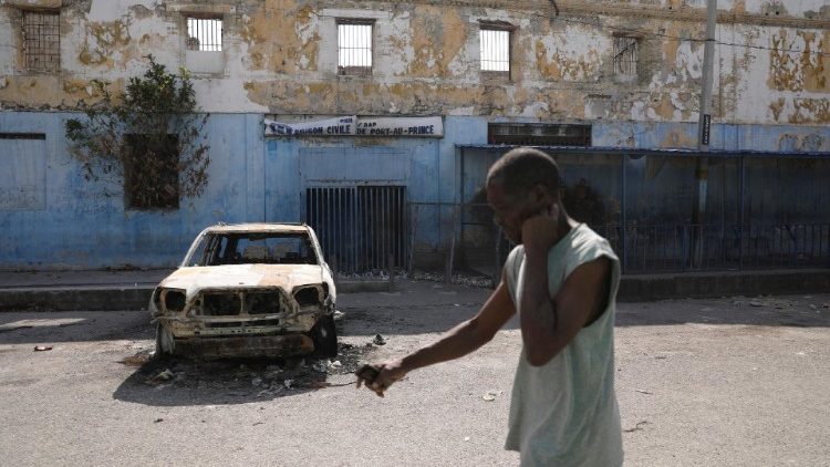 Incêndio na Penitenciária Nacional do Haiti, em Porto Príncipe