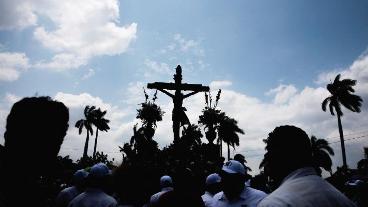 Nicaraguan Catholics celebrate Good Friday procession in Managua