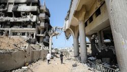 L’hôpital Al Shifa de Gaza, détruit par l'armée israélienne. 