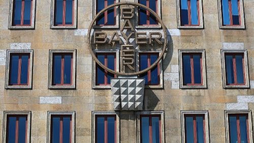 Der Hauptsitz des deutschen Pharma- und Chemieunternehmens Bayer AG ist in Leverkusen 
