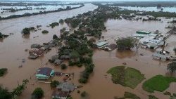 As imagens da inundação em Venâncio Aires