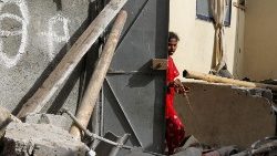 Case in macerie a Rafah