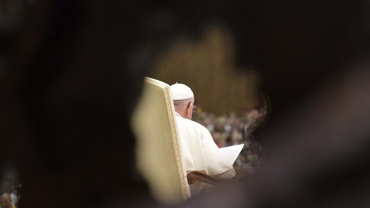 Pave Frans under onsdagsaudiensen 22. august 2018