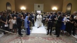 O Papa na audiência aos Legisladores Católicos em 2018
