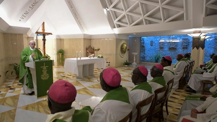 Misa ya Papa katika Kanisa la Mtakatifu Marta, Vatican