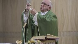 Le Pape François célèbre la Messe, le 23 octobre 2018
