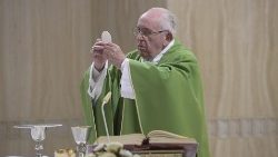 Le Pape François célebrant la Messe de ce 8 novembre 2018 