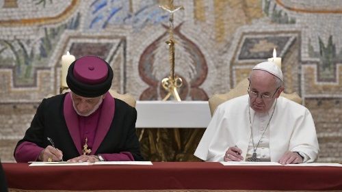 Pope and Mar Gewargis condemn persecution of Christians
