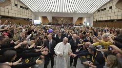 L'udienza del Papa alle Corali del 2018