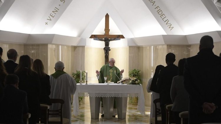 教宗11月27日在圣玛尔大之家主持清晨弥撒