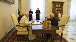 Dezember 2018: Der Präsident des Staates Palästina in Audienz bei Papst Franziskus 