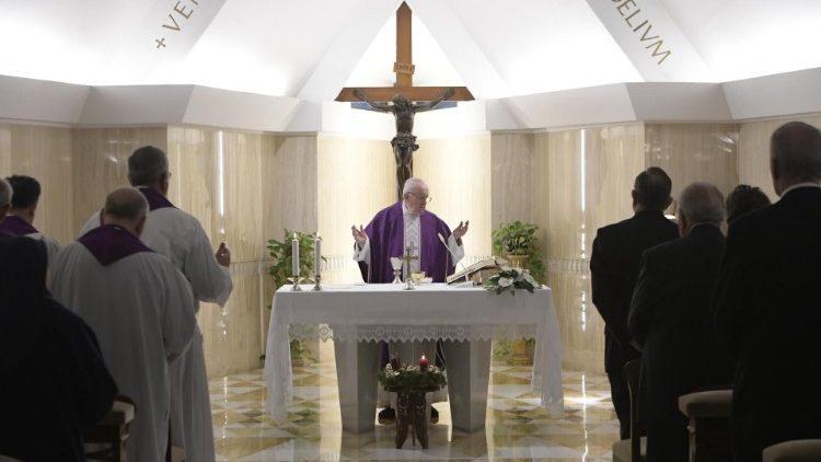 Papa Franjo slavi misu u Domu Svete Marte
