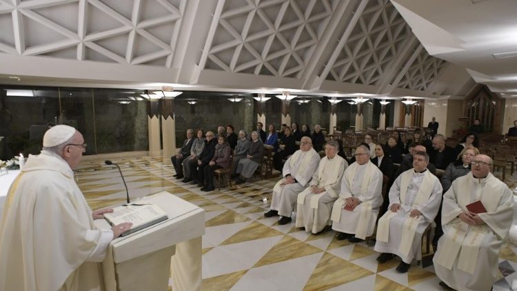 El Papa en la Misa en la Casa Santa Marta