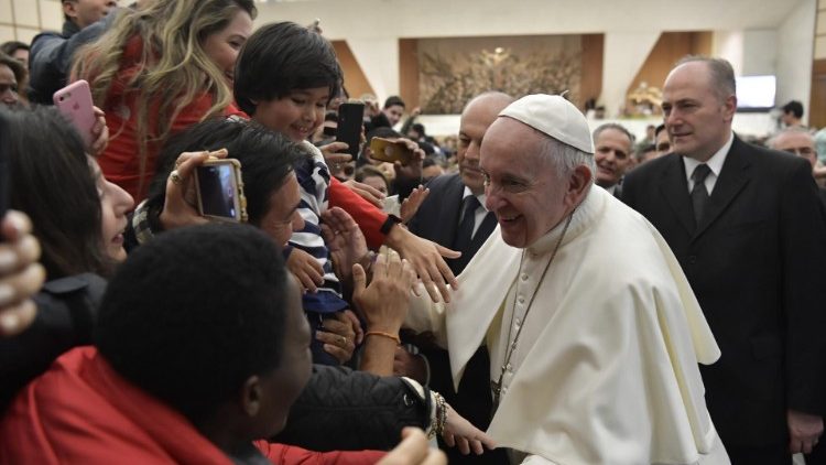 Папа Франциск на общей аудиенции 9 января