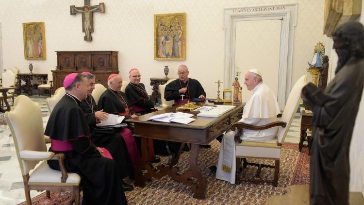 Z návštevy Konferencie biskupov Čile vo Vatikáne 14. januára 2019