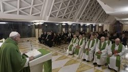 El Papa celebra la Misa matutina en la capilla de la Casa de Santa Marta  