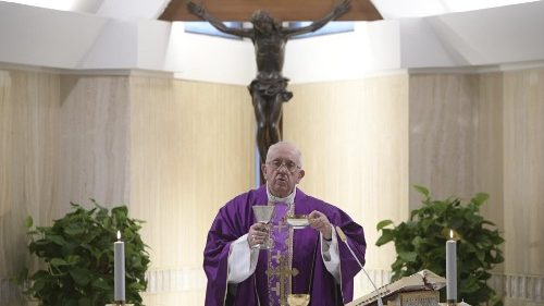 Papst Franziskus in Santa Marta: „Christen sollen nicht heucheln“