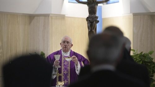 Papst in Santa Marta: „Ahmt die Barmherzigkeit Gottes nach!“