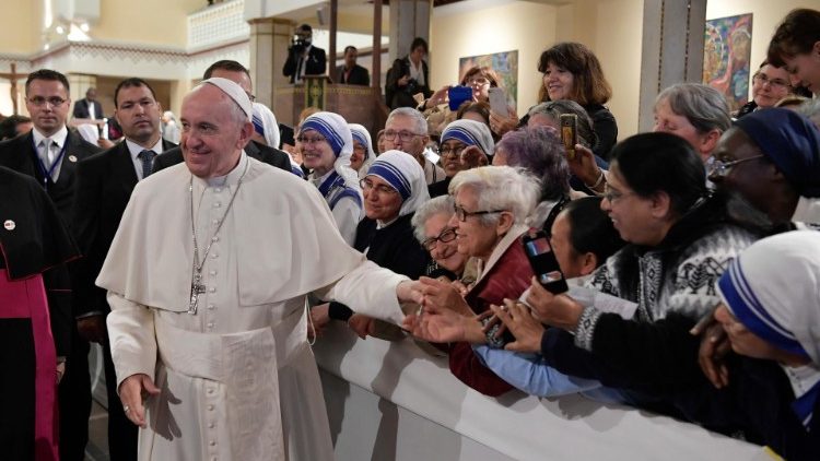 Le Pape a rencontré la communauté catholique marocaine lors de son voyage. 