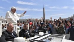 教皇フランシスコ、2019年5月8日、バチカンでの一般謁見