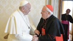 Imagen de archivo: el Papa y el cardenal Bassetti en el Vaticano.