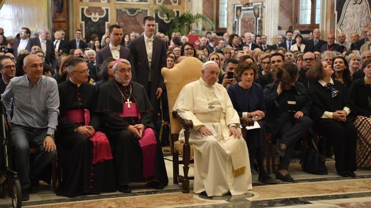 Папа Франциск на встрече с делегатами Ассоциации итальянских церковных музеев