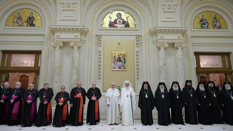 Papa Franjo u Rumunjskoj - susret sa Svetim Sinodom