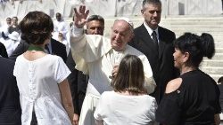 Папа Франциск на общей аудиенции 19 июня