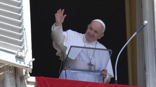 教皇フランシスコ、2019年8月18日、バチカンでの日曜正午の祈り
