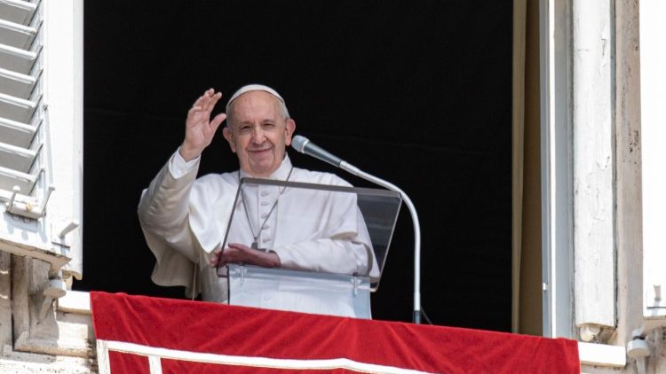 教皇フランシスコ、2019年8月25日、バチカンでの日曜正午の祈り