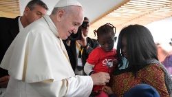 2019 besuchte der Papst Mosambik und Madagaskar