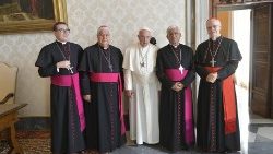 2019.09.16 Papa Francesco i membri del Consiglio Episcopale Latinoamericano (CELAM)