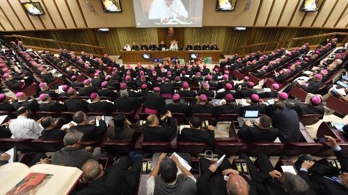 Foto de arquivo: uma sessão do Sínodo (Vatican Media)
