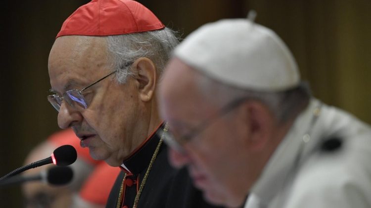 Generalni tajnik škofovske sinode kardinal Lorenzo Baldisseri