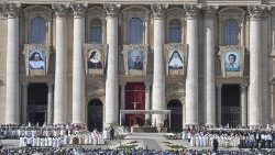 Messe de canonisations sur la place Saint-Pierre, le 13 octobre 2019.