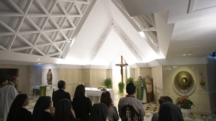 Svētā Mise Vatikāna viesu nama kapelā