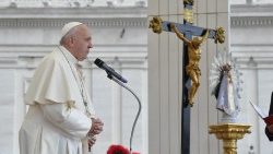 Papa Franjo moli za mir u Iraku; opća audijencija na Trgu svetoga Petra, 30. listopada 2019.