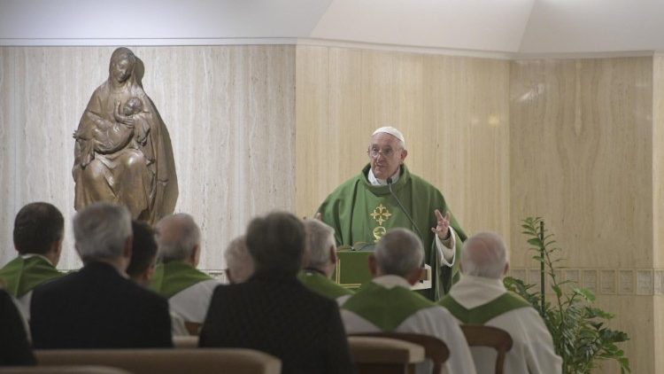 教宗11月5日在圣玛尔大之家主持清晨弥撒